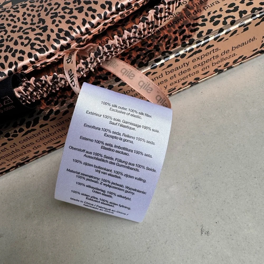 Slip Leopard Print Sleep Mask brand new in box